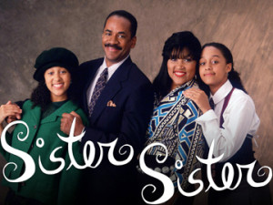 Tamera Mowry, Tim Reid, Jackee Harry and Tia Mowry star in Sister, Sister.