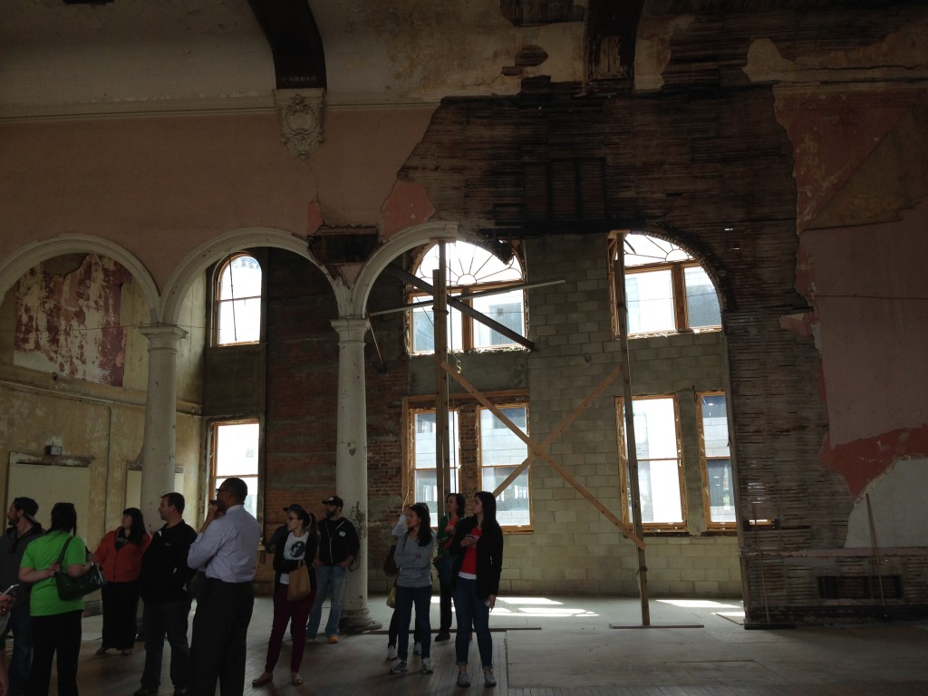 The Carr Center theater is the only theater in Detroit that has windows!