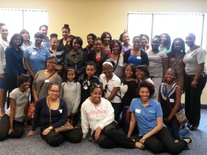 Spelman alumnae and conference attendees after the day was complete