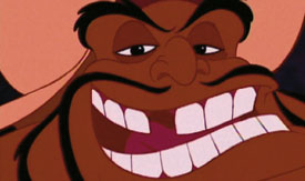 Stereotypical Arab images are abundant in Hollywood films. This charming character is from the Disney classic film "Aladdin."