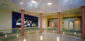 The second floor of the museum