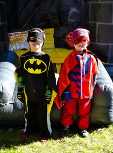 Superheros by day , bear trappers by night.
