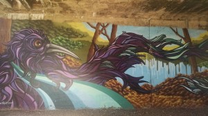 Graffiti along the Dequindre Cut