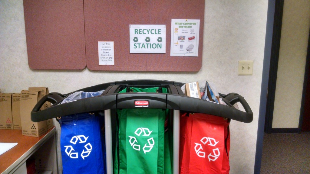 New Recycling Station at Hospice of Michigan