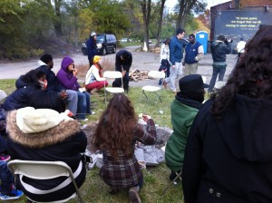 Challenge Detroit Hosted a BBQ block party to celebrate with Bleeding Heart Design and the community