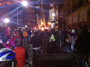 Spooky ride past graveyards along side ghosts, goblins, witches and Gumby, haha.