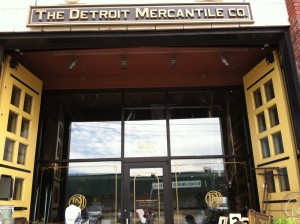 The outside view of the Detroit Mercantile Co. Store