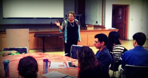 photo 5 Photo: Dr. Marcella Wilson, CEO of Matrix Human Services, speaks to the Fellows.