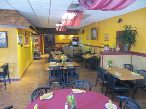 Even though the small, intimate dining atmosphere is less than ideal for the restaurant's increasing popularity, Garza says his customers really enjoy it.