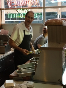 Stuart is a constant fixture behind the counter at Hygrade.