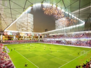 Rendering of Proposed MLS Stadium