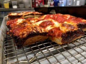 Detroit Style Pizza